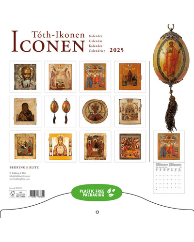 Iconen maandkalender 2025