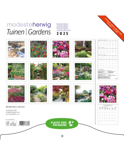 Tuinen-Gardens,maandkalender 2025