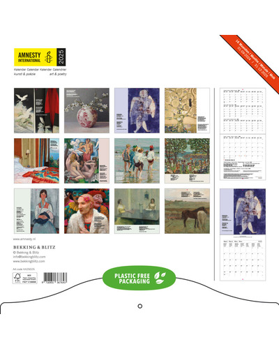 Amnesty International maandkalender 2025