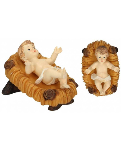 Bel-Art - Baby Jesus in manger 7.5 cm