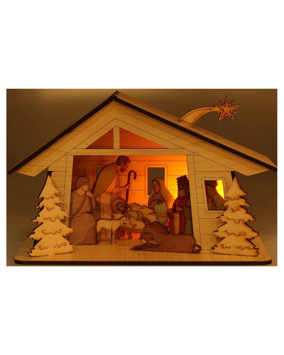 Bel-Art - Nativity scene with lighting