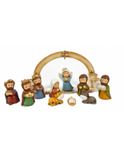 Bel-Art - Nativity scene 11 figures 6 cm