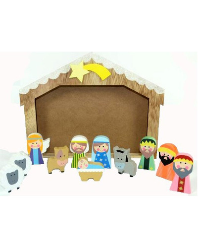 Bel-Art - Wooden childish Christmas group