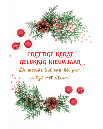 Kaart UM - DYN24/205 Prettige Kerst